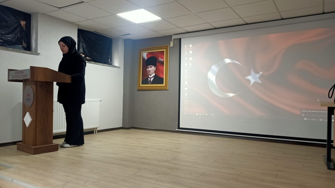 12 Mart İstiklal Marşı'nın Kabulü ve Mehmet Akif Ersoy'u Anma Günü Programımızı Gerçekleştirdik
